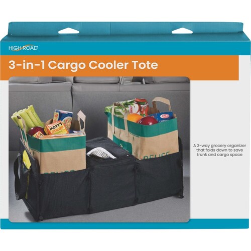 High Road 3-In-1 Cargo Cooler Tote HR-5523-05-BLK