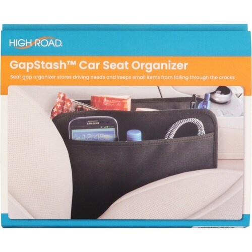 High Road Car Seat Console Gap Organiser HR-5605-BLK