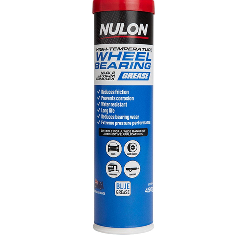 Nulon Wheel Bearing Grease High Temperature 450g Cartridge HTBG-C