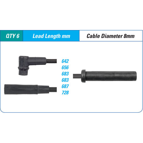 Icon Ignition Lead Set ILS-009M