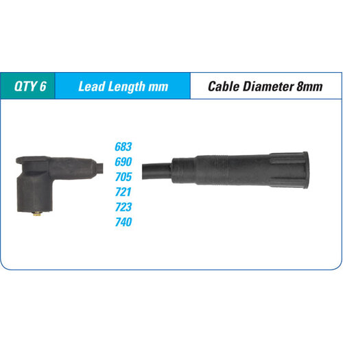 Icon Ignition Lead Set ILS-010M