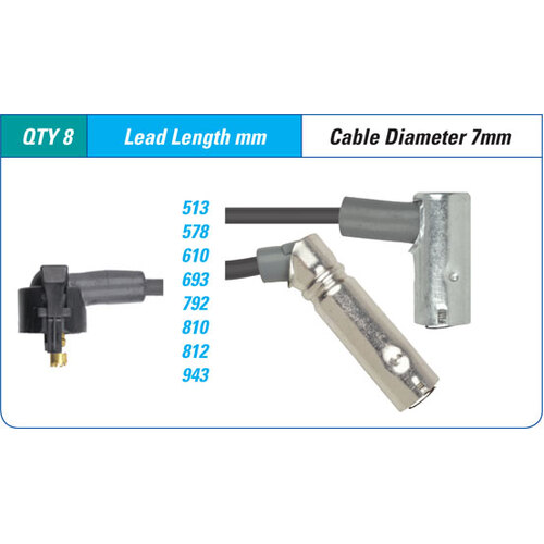 Icon Ignition Lead Set ILS-042M