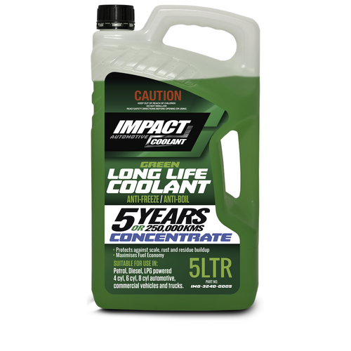 Impact Green Long Life Coolant Concentrate - 5L IM8-3240-0005