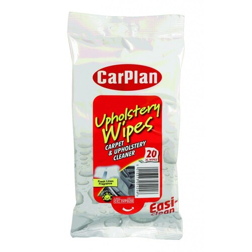 CarPlan Anti Bacterial Upholstery Wipes Pk20 IVP020