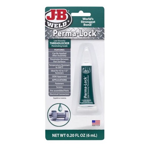 JB Weld Perma-lock Low Viscosity Penetrating Threadlocker  6ml  JBW29006 JBW29006