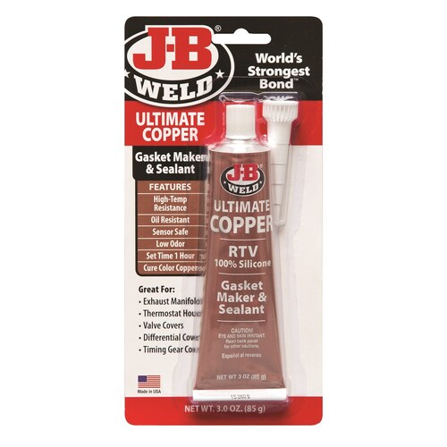 JB Weld Ultimate Copper High Temperature Silicone Sealant - 32325