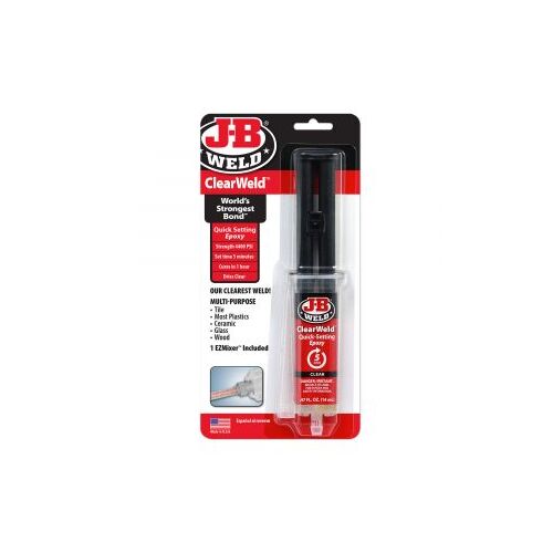 JB Weld Clearweld 5min Quick Setting Epoxy  14ml  JBW50114 JBW50114