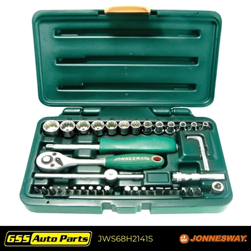 Jonnesway 41PCS 1/4DR Super Tech Socket Set JWS68H2141S