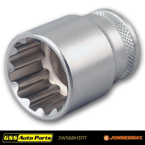 Jonnesway 3/8 DR Super Tech Socket 17MM JWS68H3117