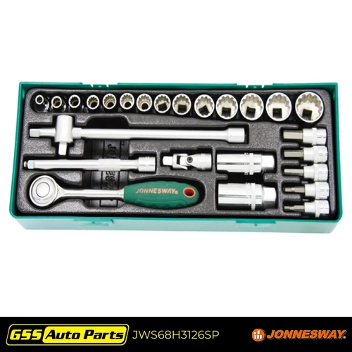 Jonnesway 26PCS 3/8DR Super Tech Socket Set JWS68H3126SP