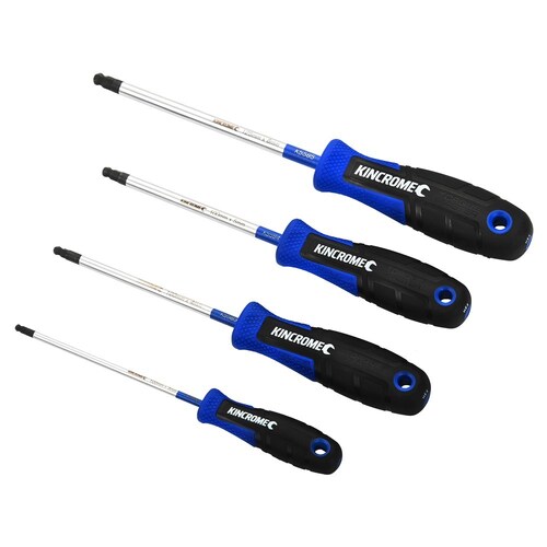 Kincrome 4 Piece Ball-Hex Screwdriver Set K5588