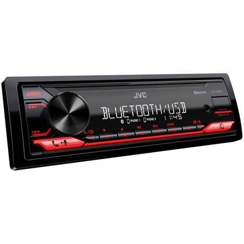 JVC KD-X282BT Single Din Mechless USB and Bluetooth Digital Media Receiver Head Unit