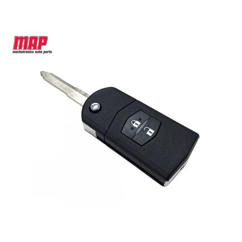 MAP Complete Remote & Flip Key - 2 Button KF266 suits Mazda CX-7/CX-9/2/3 Hatch