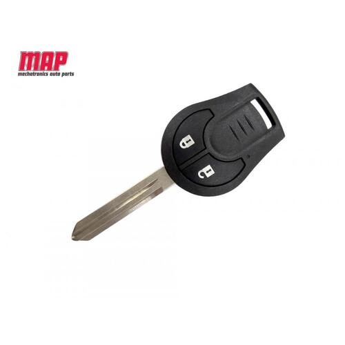 MAP Complete Remote & Key - 2 Button KF297 suits Nissan Micra K13/Navara D23/Patrol GU