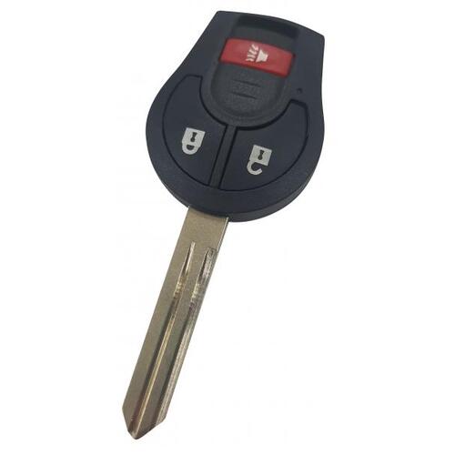MAP Complete Remote & Key Assy - 3 Button KF400 suits Nissan X-Trail/Pathfinder/Micra