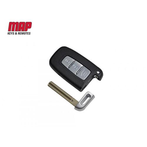 Map Remote Control Shell & Emergency Key Replacement - 3 Button KF440