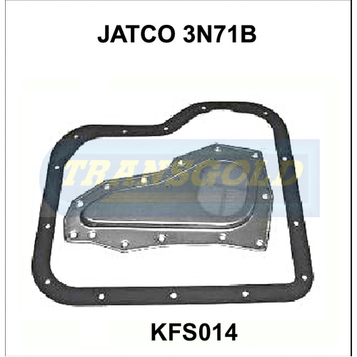 Transgold Automatic Transmission Filter Service Kit KFS014 WCTK7 suits Gfs14 Jatco 3Sp 3N71B Early Nissan/Mazda Rwd