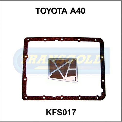 Transgold Automatic Transmission Filter Service Kit KFS017 WCTK72 suits Gfs17 A/W A40/41, Aw/Bw55 Volvo, Toyota
