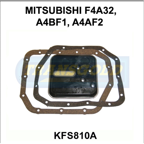Transgold Automatic Transmission Filter Service Kit KFS810A WCTK12