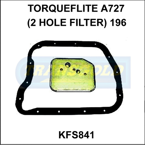 Transgold Automatic Transmission Filter Service Kit KFS841 WCTK63