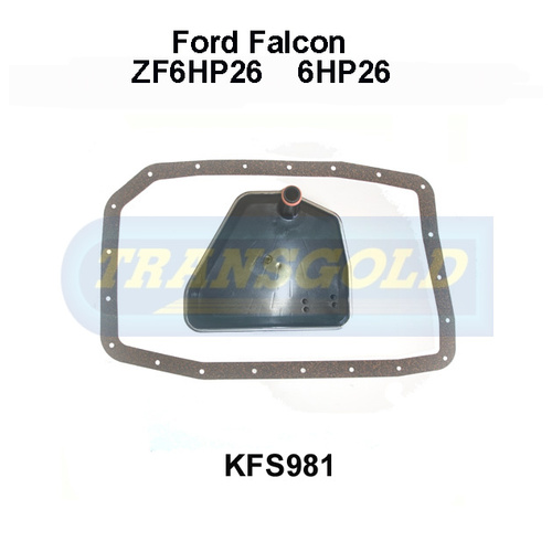 Transgold Automatic Transmission Filter Service Kit KFS981 WCTK121