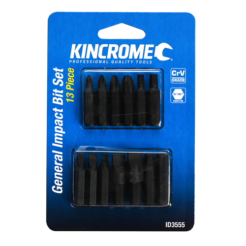 Kincrome Impact Bits 5/16" Drive 13 Piece ID3555