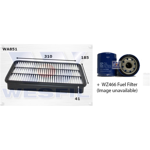 Wesfil Cooper Service Filter Pack For 1994-1999 Wz386 Wa851 Wz466 KIT11