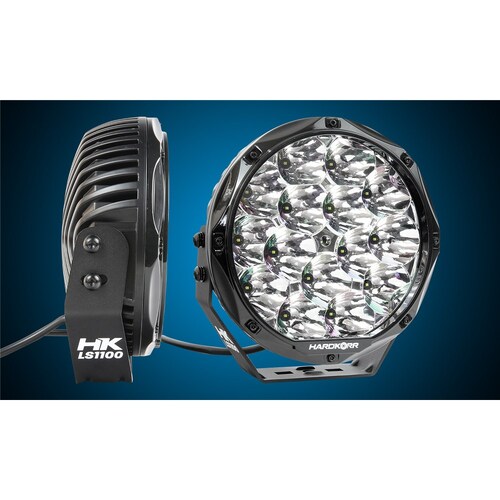 Hardkorr Lifestyle Pair Of 8.5 Inch Led Driving Lights With Harness HKLS1100
