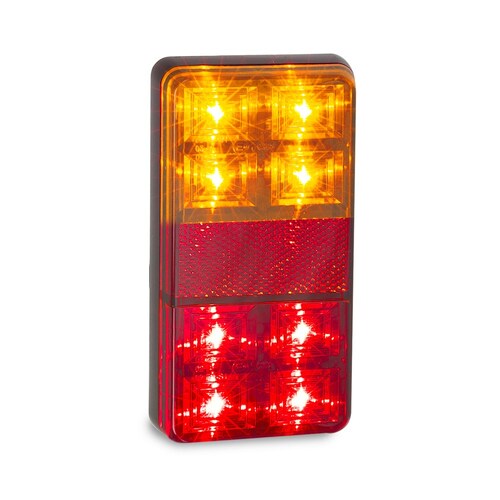 LED Auto Lamps Budget Trailer Lamps Stop Tail Indicator with Reflex Reflector 150mm x 80mm x 22mm - 151BAR2