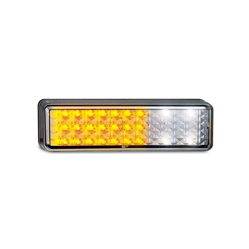 LED Autolamps 175AW/2 Front Indicator Position Lamp - Clear Lens, Black Base