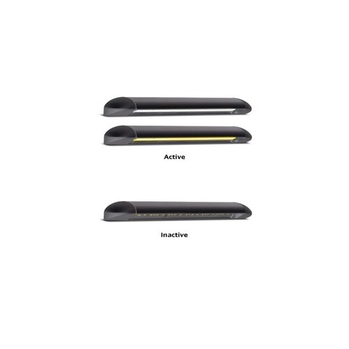 LED Auto Lamps Awning Lamp Black 12V with 20cm Cable - 260mm x 23mm x 24mm (23260BLK)