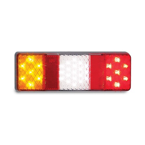 LED Auto Lamps Rear Combination LED Lamp with Inbuilt Reflector - Stop, Tail, Indicator, Reverse (250ARWM)