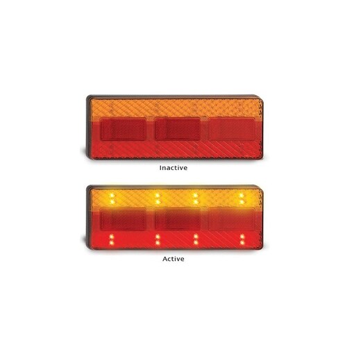 LED Auto Lamps Premium Rear Combination LED Lamp with Inbuilt Reflector - Stop/Tail/Indicator 275ARM