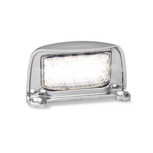 LED Autolamps 35CLM Licence Plate Lamp with Chrome Housing