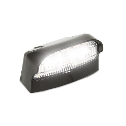 LED Auto Lamps Licence Plate Lamp with Black Housing - 41BLM