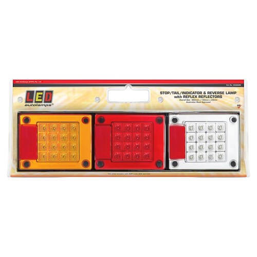 LED Auto Lamps Medium Jumbo Rear Combination Lamp with LED Lights - 460ARWM