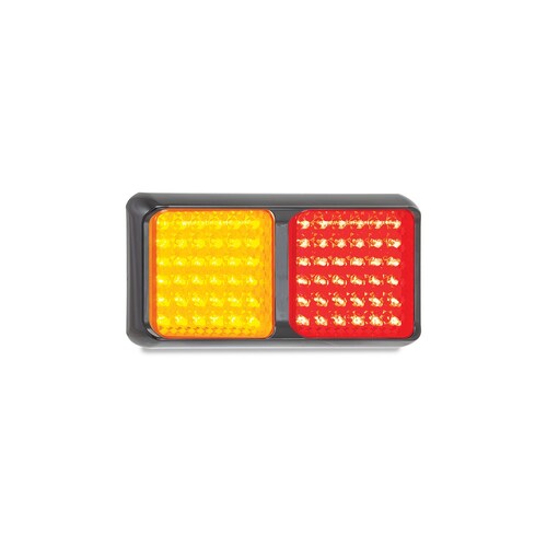 LED Autolamps 12/24V Rear Combination Lamp Twin Assembly - Stop/Tail/Indicator (80BARM)