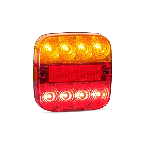 LED Auto Lamps Square Rear Combination LED Lamps with Inbuilt Reflector - 99ARM