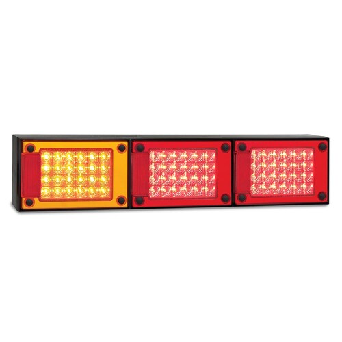 LED Auto Lamps Rear Combination Jumbo LED Lamp with Reflector, Stop, Tail & Indicator - J3BARRM