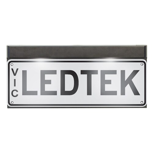 LED Autolamps LP1 Licence Plate Frame with Inbuilt LED Licence Lamps