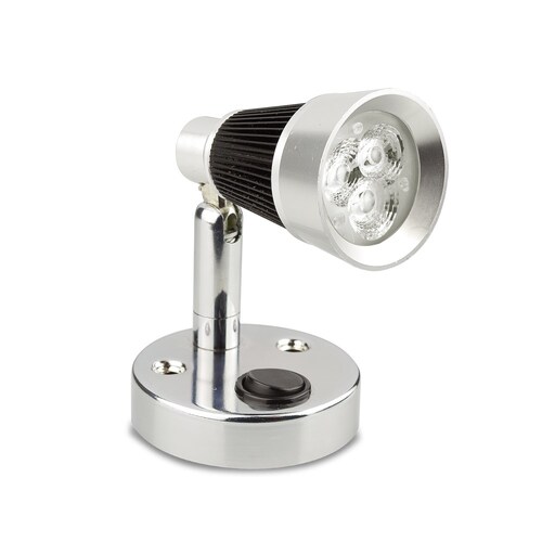LED Autolamps RL60-12B LED Reading Light with Rotate Tilt Adjust and On/Off Switch