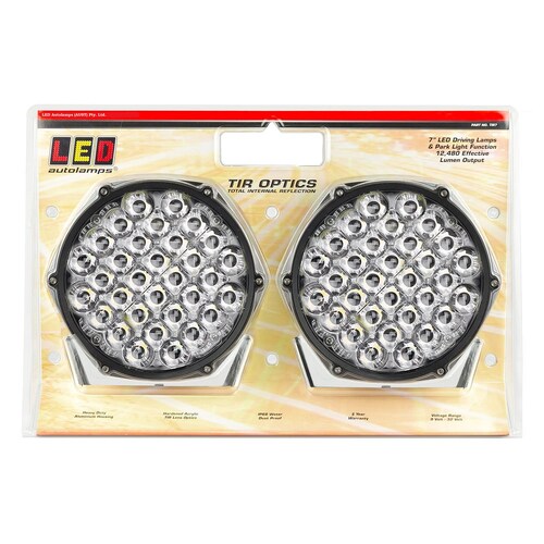 LED Auto Lamps TIR7 7-Inch High Powered LED Driving Light with Park Light Function