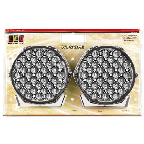 LED Auto Lamps 9 Inch High Powered LED Driving Light with Park Light Function - TIR9