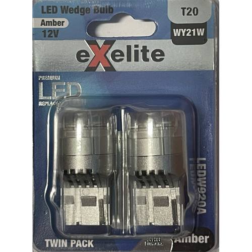 Exelite Led Globes 6000K Amber (2Pc) LEDW920A