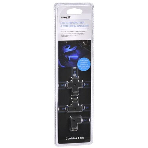 Type S GLM54893 Plug and Glow LED Strip Splitter Extension Cable Kit to Suit Smart Lighting Kits