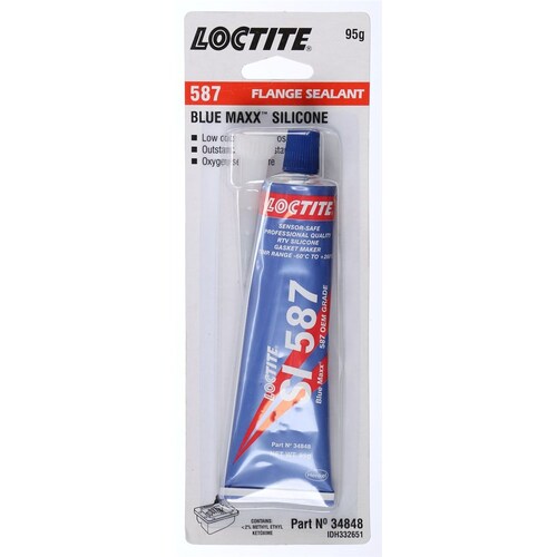 Loctite 587 Silicone Flange Sealant - Blue Maxx 95G 34848