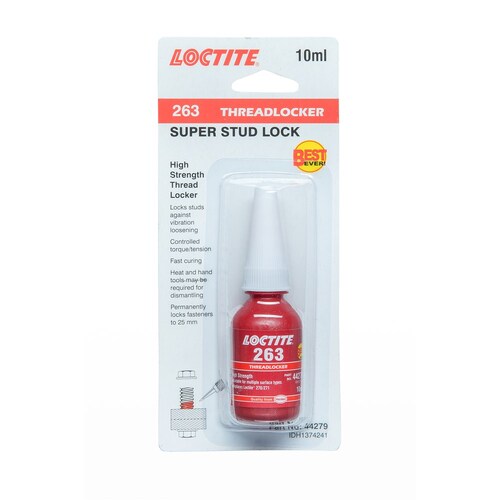 Loctite Threadlocker - High Strength - Red 10mL 44279