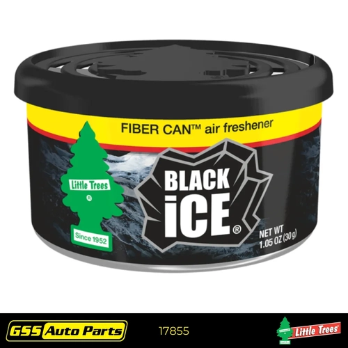Little Trees Black Ice Fiber Can 17855
