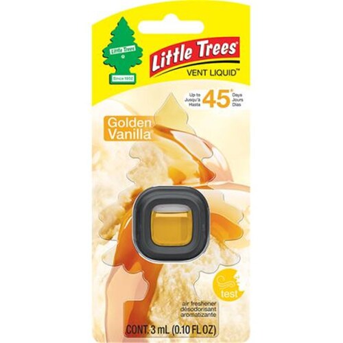 Little Trees Golden Vanilla Vent Air Freshener 52632