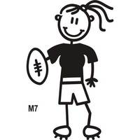 Genuine My Family Sticker - Mother with Football